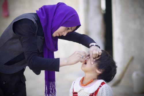 شروع کارزار واکسیناسیون فلج اطفال در افغانستان