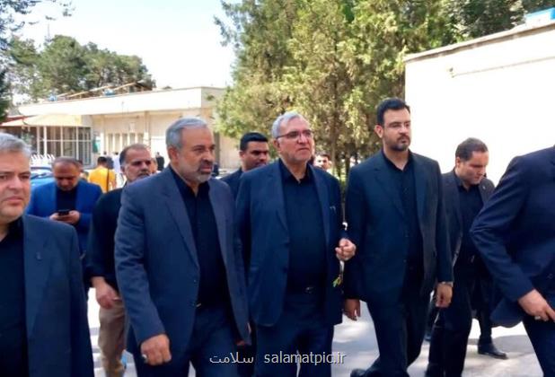 بازدید وزیر بهداشت از مراکز درمانی شهرستان ری